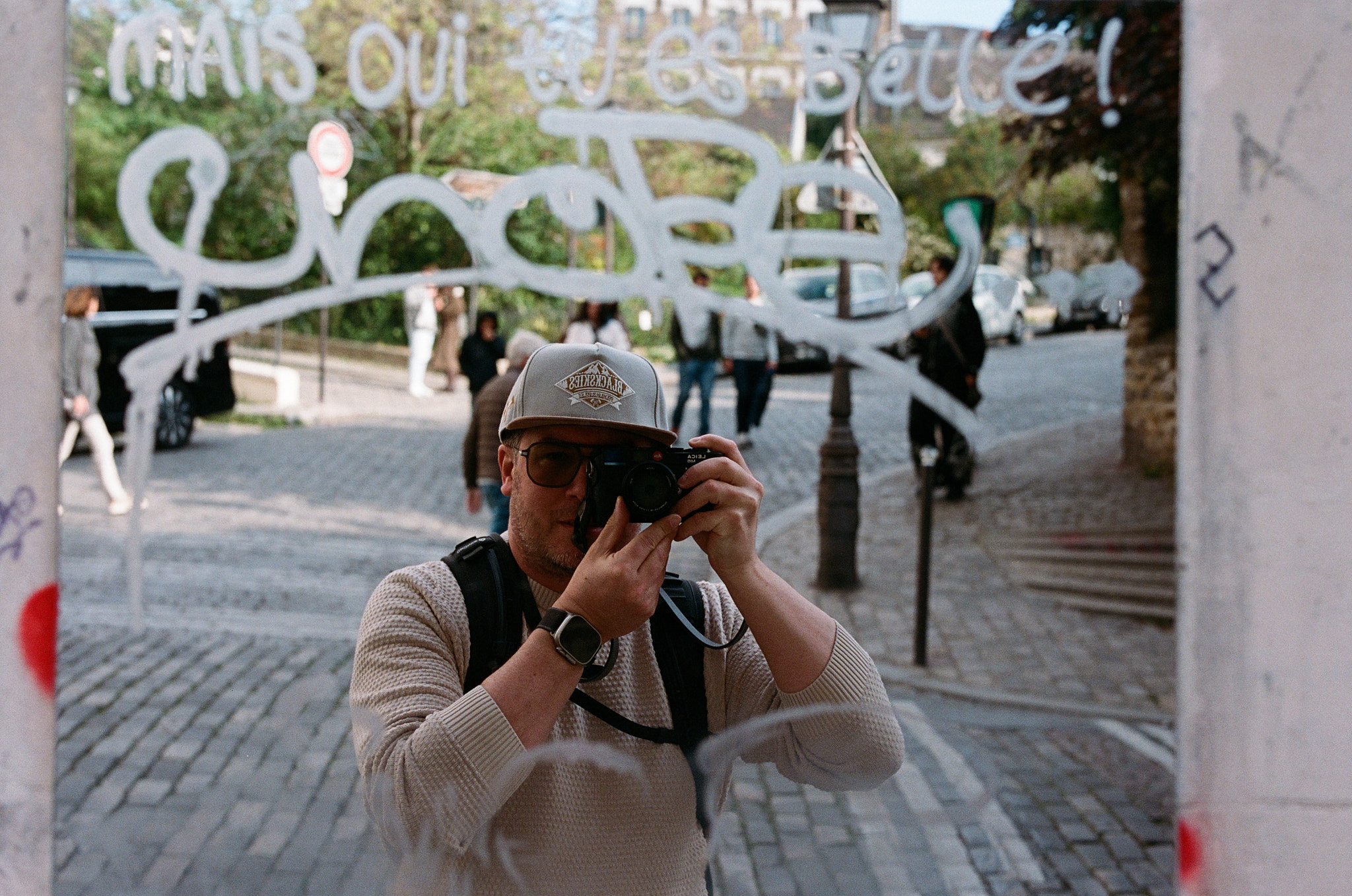 Selbstporträt mit Leica M6